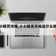 【小小精灵攻略,小小精灵开始选什么精灵比较好】