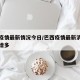巴西疫情最新情况今日/巴西疫情最新消息今天新增多