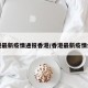 香港最新疫情通报香港/香港最新疫情病例