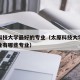 太原科技大学最好的专业（太原科技大学最好的专业有哪些专业）