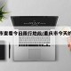 重庆市查看今日限行地段/重庆市今天的限行时段